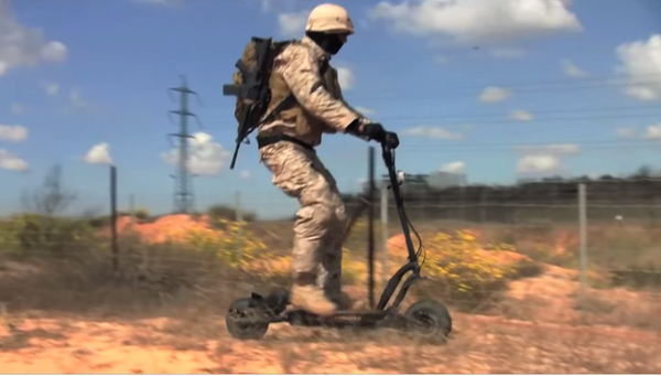 Kick scooter design for military